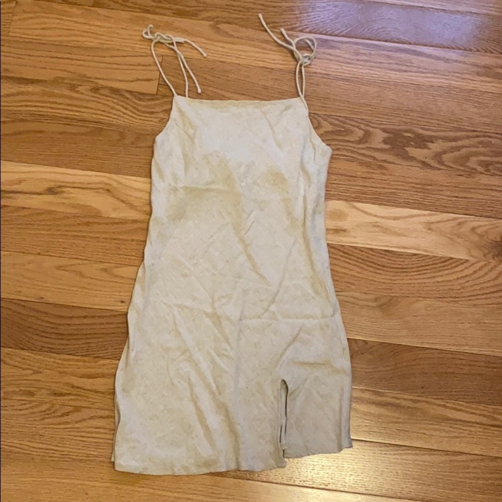 Tan princess Polly dress